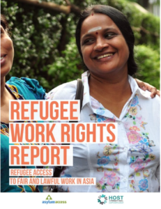 Cover of the Asia Refugee Work Rights Report